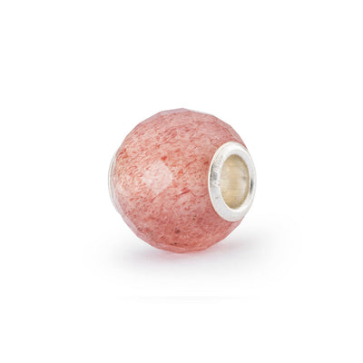 Trollbeads Bead Quarzo Fragola Rotondo Sfaccettato