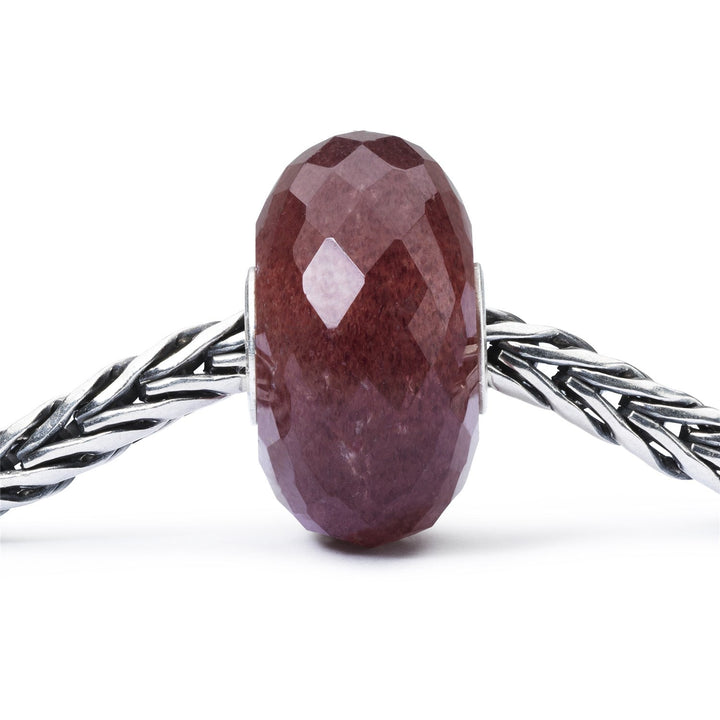 Trollbeads Bead Quarzo Fragola sfaccettato - dettaglio 2