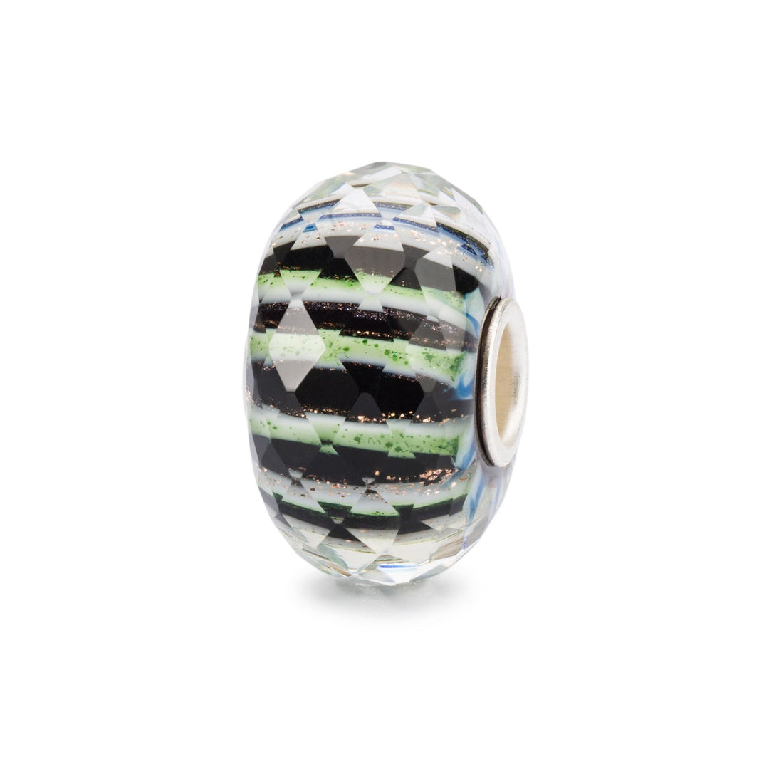 Trollbeads Bead Razionalità sfaccettato - Vetro sfaccettato lavorato a mano