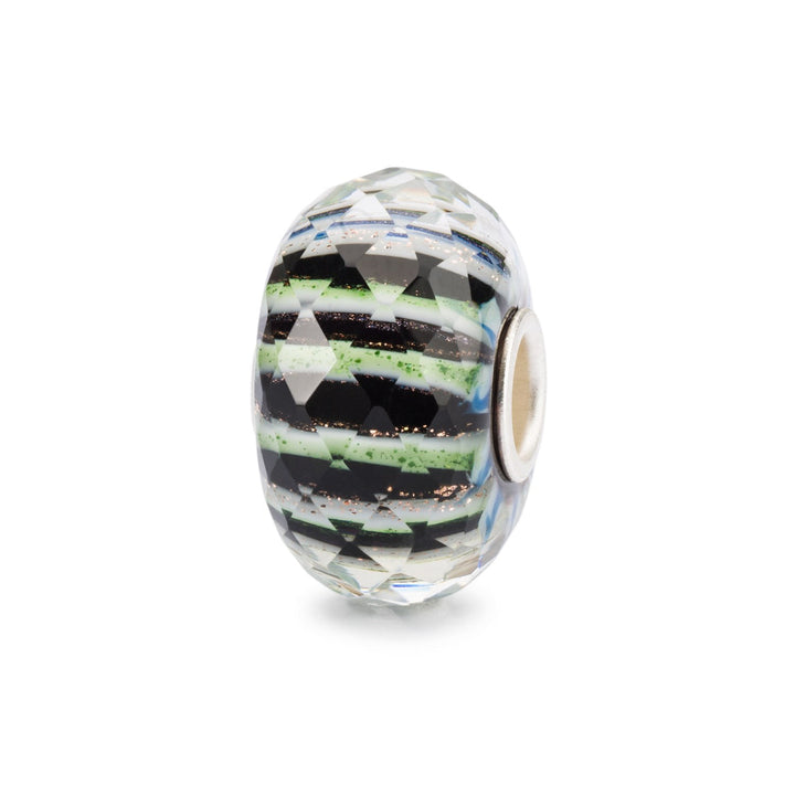 Trollbeads Bead Razionalità sfaccettato - Vetro sfaccettato lavorato a mano