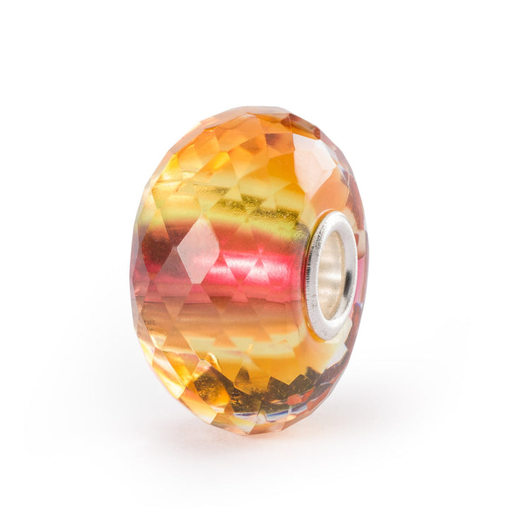 Trollbeads Bead Riflessi di Curiosità ed Energia sfaccettato - Vetro sfaccettato lavorato a mano