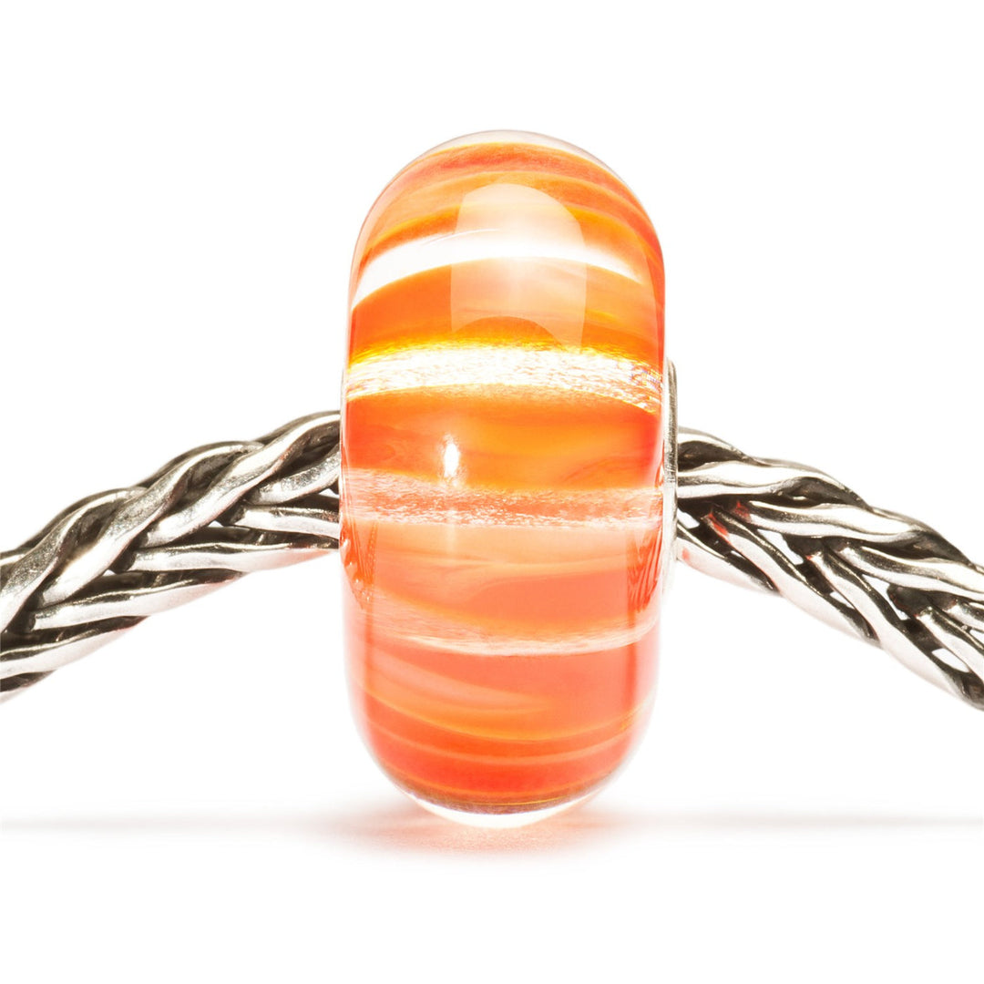 Trollbeads Bead Righe Corallo - dettaglio 1