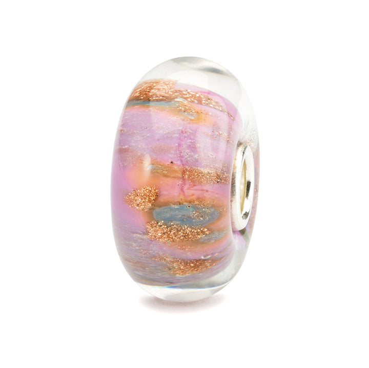 Trollbeads Bead Rosa del Deserto - Vetro lavorato a mano