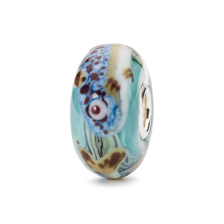 Trollbeads Bead Salmone Coraggioso - Vetro lavorato a mano