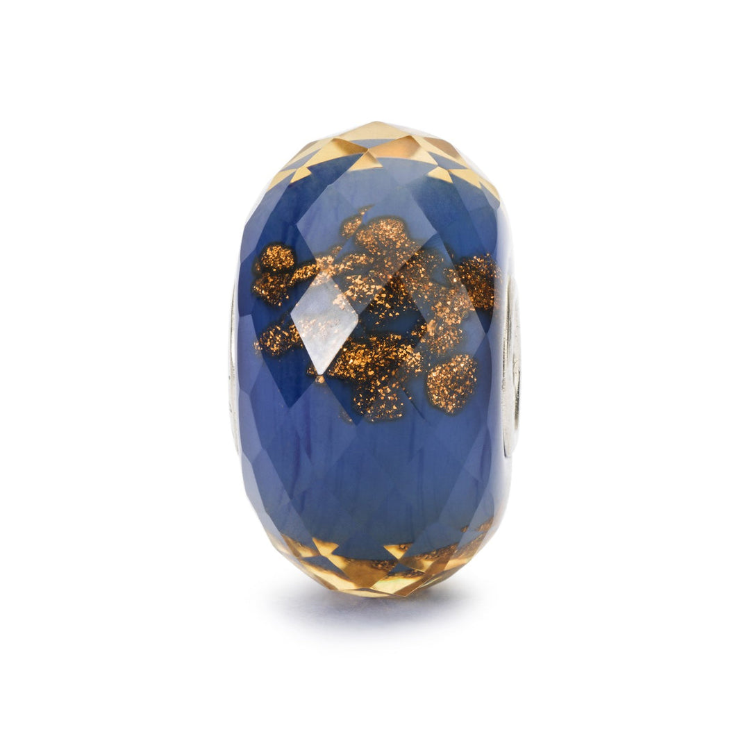 Trollbeads Bead Scintilla della Serenità sfaccettato - Vetro sfaccettato lavorato a mano