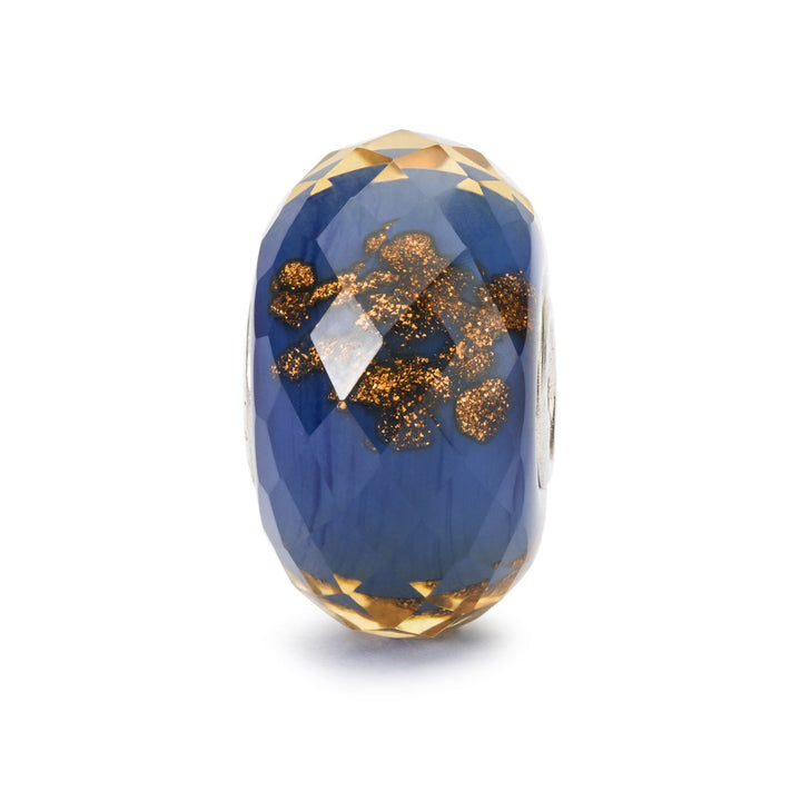 Trollbeads Bead Scintilla della Serenità sfaccettato - Vetro sfaccettato lavorato a mano