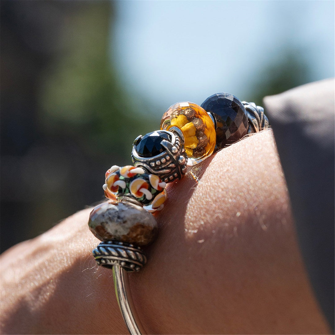Trollbeads Bead Sentiero Dorato sfaccettato - dettaglio 3