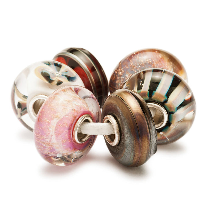 Trollbeads Bead Set Sole del Deserto - Vetro lavorato a mano
