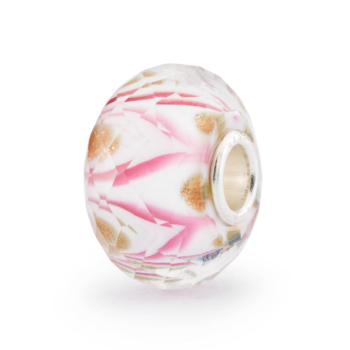 Trollbeads Bead Sinfonia Rosa sfaccettato - Vetro sfaccettato lavorato a mano