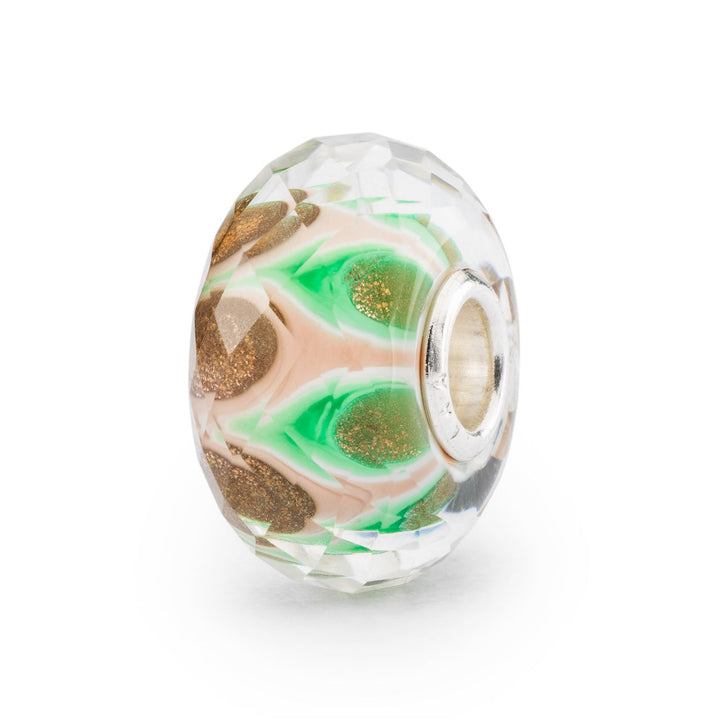 Trollbeads Bead Sinfonia Smeraldo sfaccettato - Vetro sfaccettato lavorato a mano