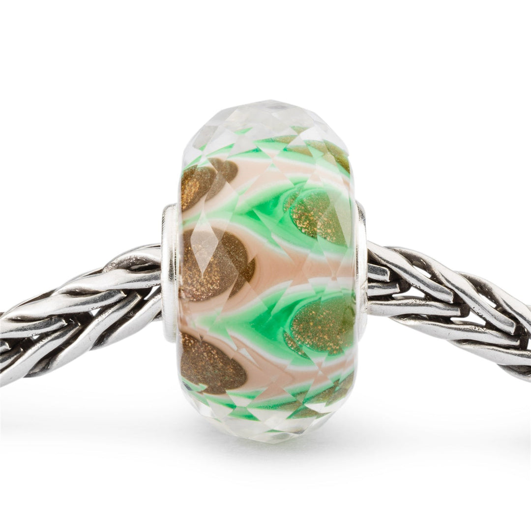 Trollbeads Bead Sinfonia Smeraldo sfaccettato - dettaglio 1