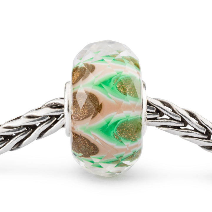 Trollbeads Bead Sinfonia Smeraldo sfaccettato - dettaglio 1