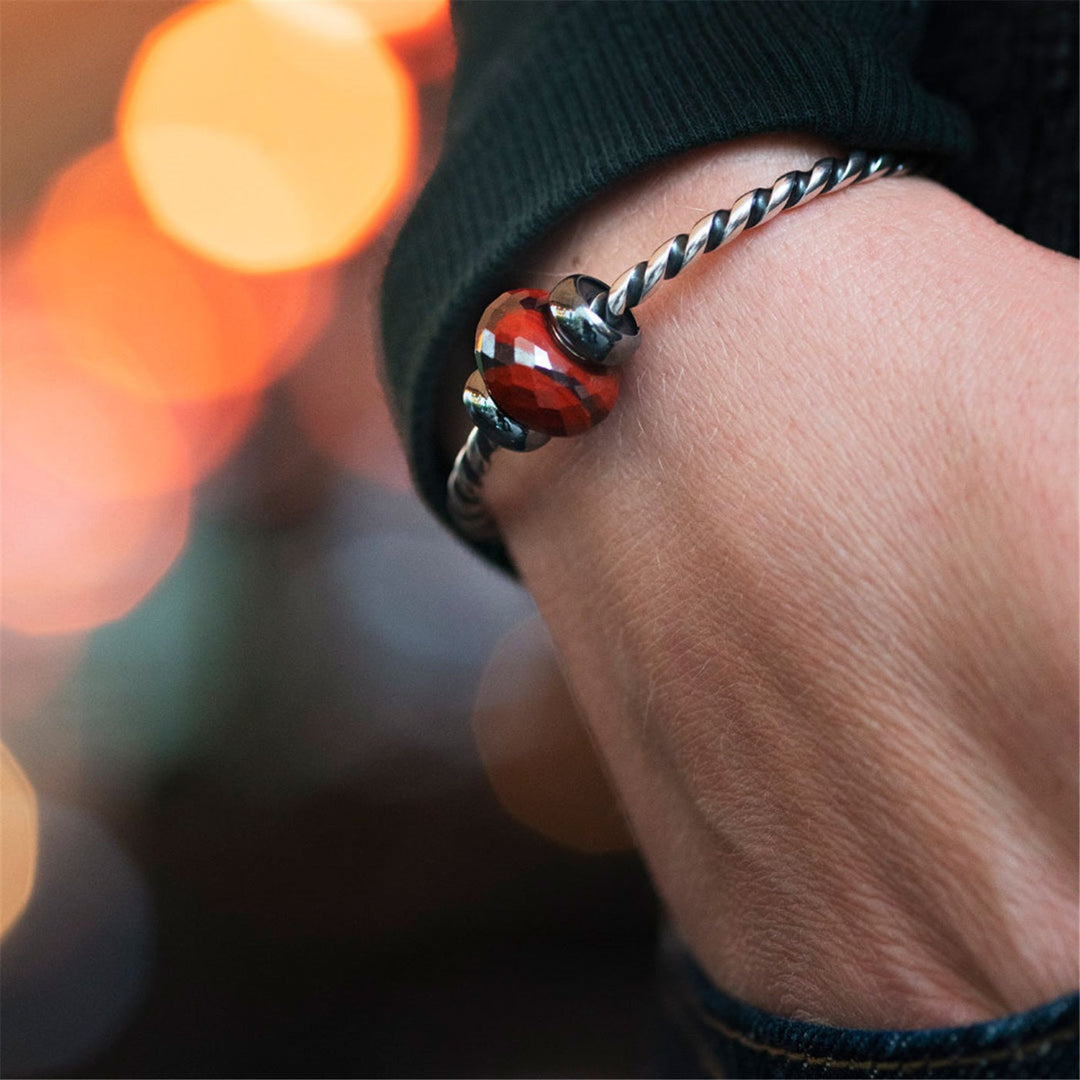Trollbeads Stop Argento Brunito - dettaglio 1