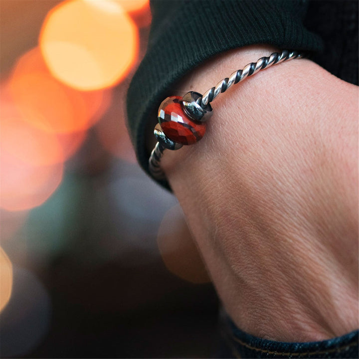 Trollbeads Stop Argento Brunito - dettaglio 1