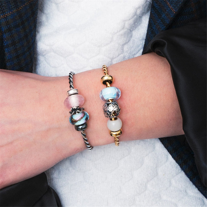Trollbeads Stop Argento Brunito - dettaglio 3