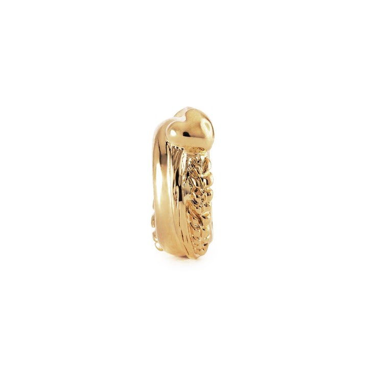 Trollbeads Stop Cuore del Raccolto, placcato oro - dettaglio 1