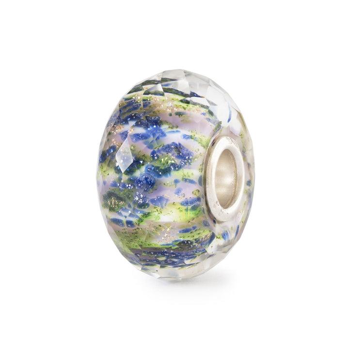 Trollbeads Bead Sussurro di Rugiada sfaccettato - Vetro sfaccettato lavorato a mano