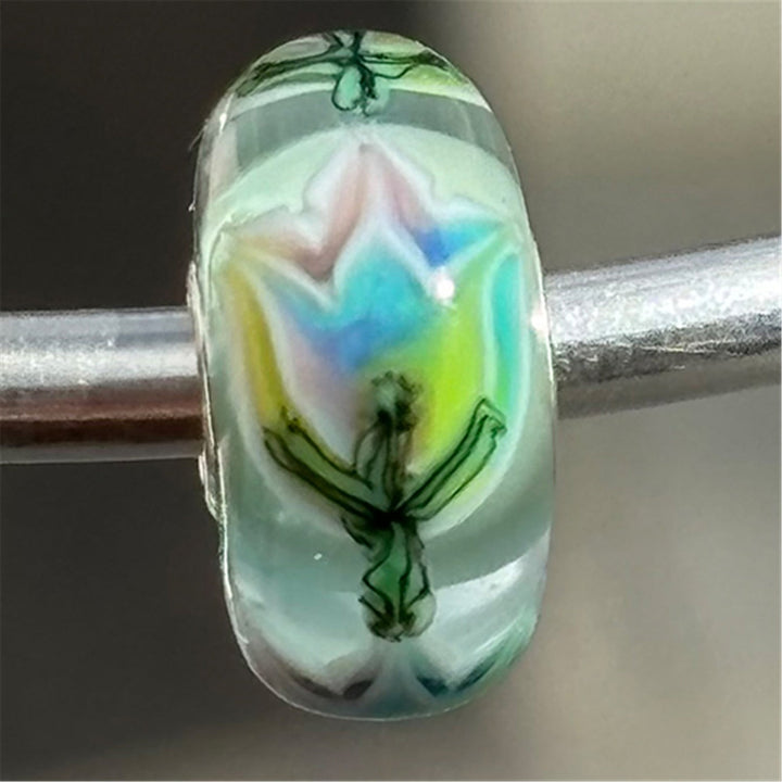 Trollbeads Bead Tulipani Arcobaleno - dettaglio 1