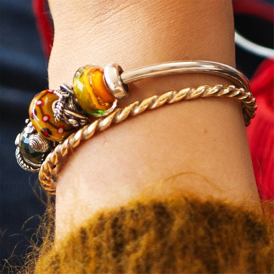 Trollbeads Bead Vento Dorato sfaccettato - dettaglio 3