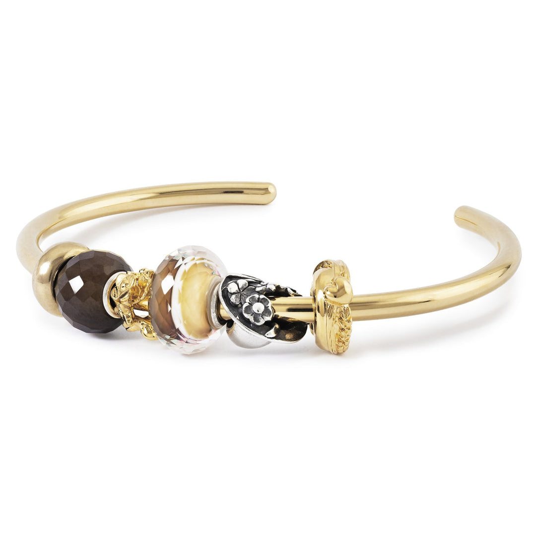 Trollbeads Bead Zaffiro Marrone Sfaccettato Rotondo - dettaglio 1