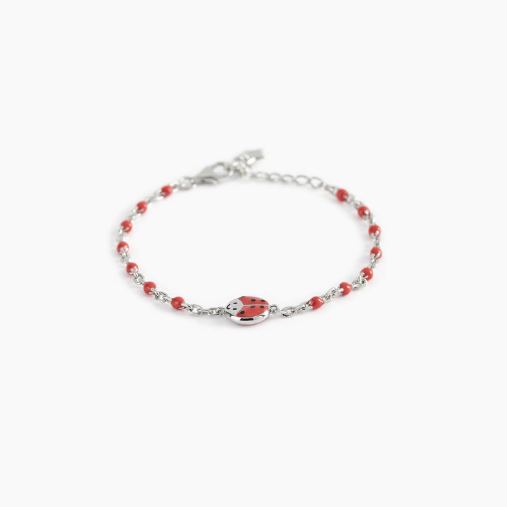 Mabina - Bracciale con coccinella FORTUNELLA