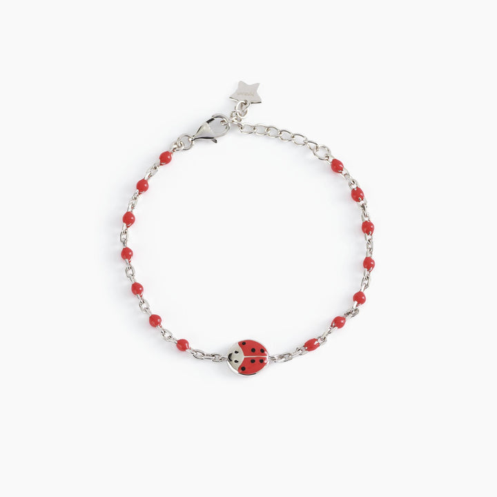 Mabina - Bracciale con coccinella FORTUNELLA