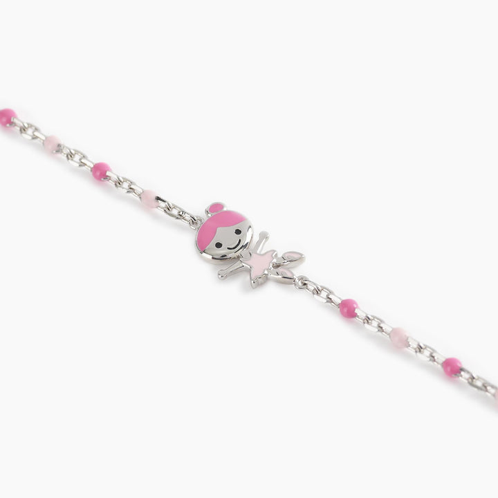 Mabina - Bracciale Bimba in Argento e Smalto | Ballerina