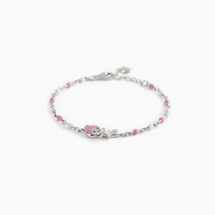 Mabina - Bracciale Bimba in Argento e Smalto | Ballerina