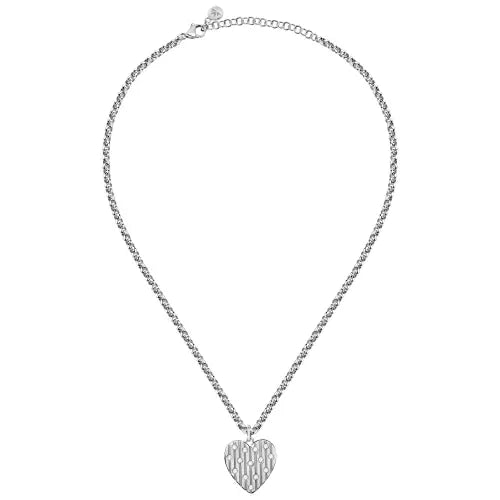 Morellato - Collana Acciaio Da Donna Con Cuore Pendente e Cristalli