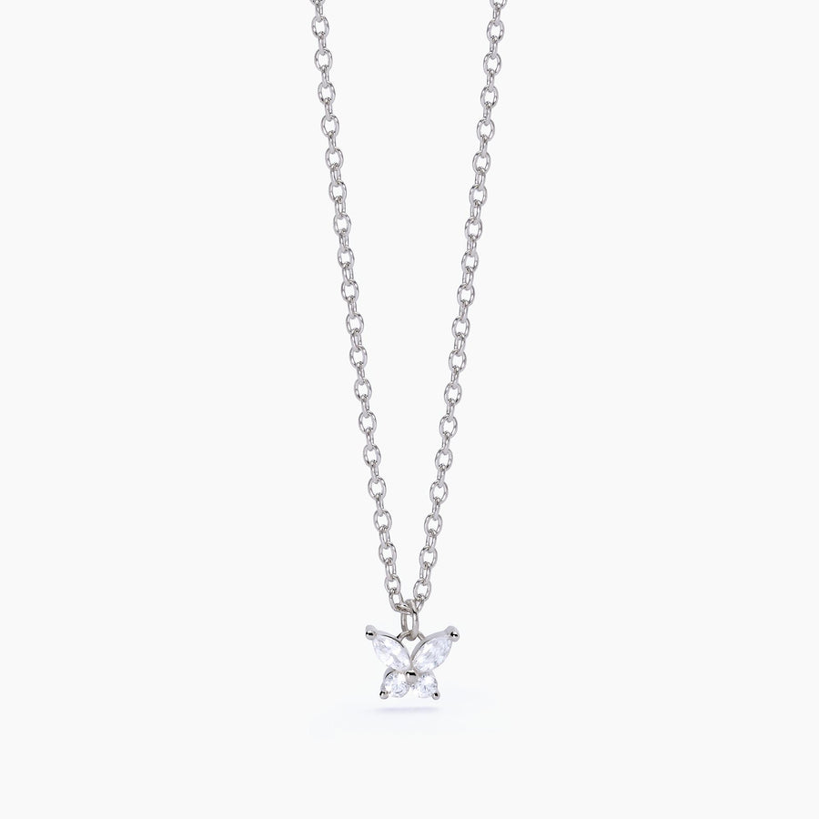 Mabina - Girocollo in argento con zirconi bianchi taglio marquise SECRET GARDEN