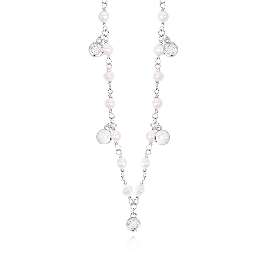 COLLANA ROSARIO CON PERLE