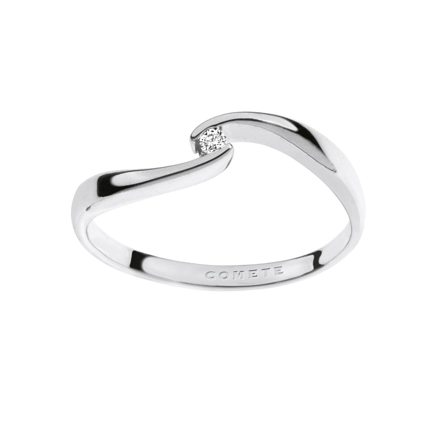 Comete Gioielli - Anello da donna in Oro e Diamante - "Solitario"