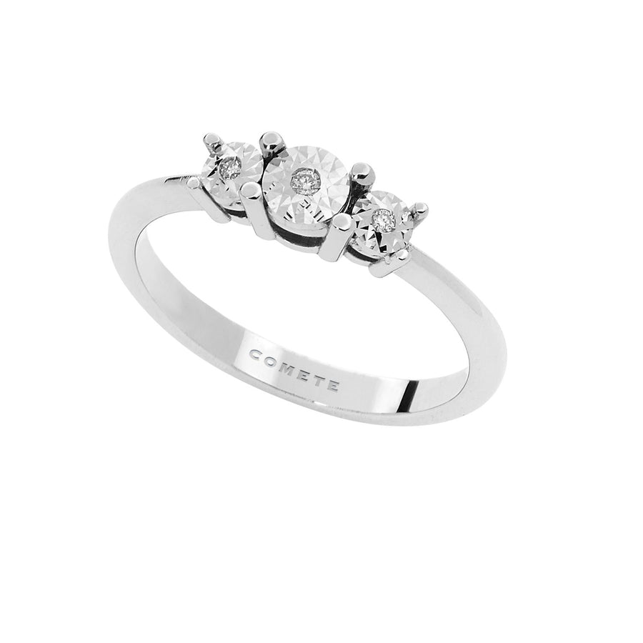 Comete Gioielli - Anello Trilogy da donna in Oro e Diamanti.