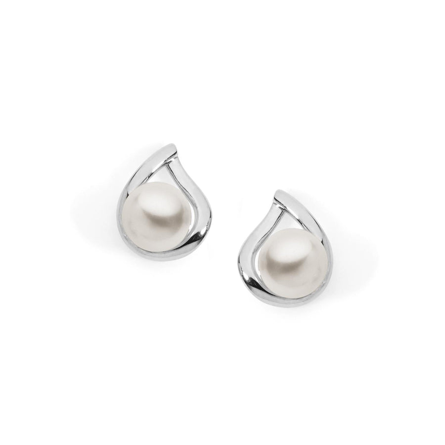 Ambrosia - Orecchini da donna mod. classico in Oro bianco.