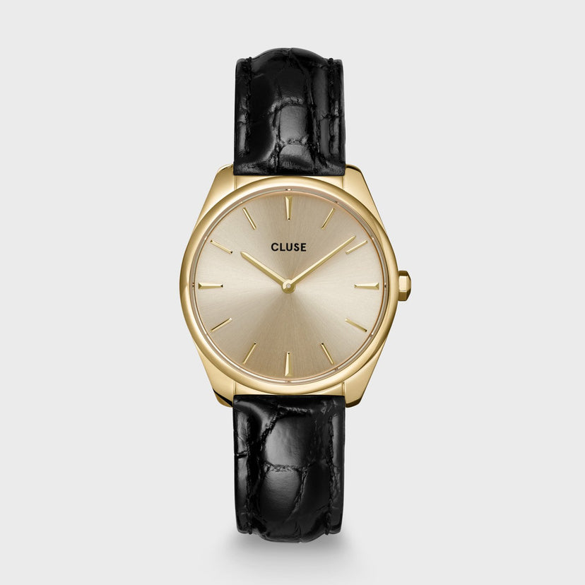 CLUSE - Orologio Solo Tempo Donna Della Collezione Cluse Fèroce Petite in Pelle