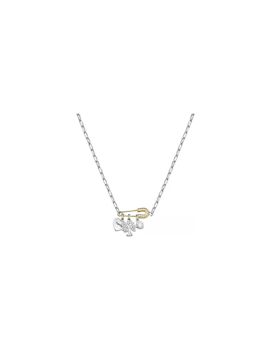 La Petite Story- Collana con spilla da balia e albero della vita. LPS10ASF01