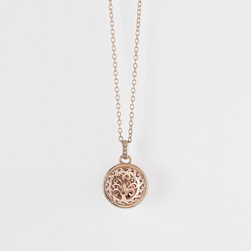 Mabina - Collana Chiama Angeli in Argento 925 Rosè