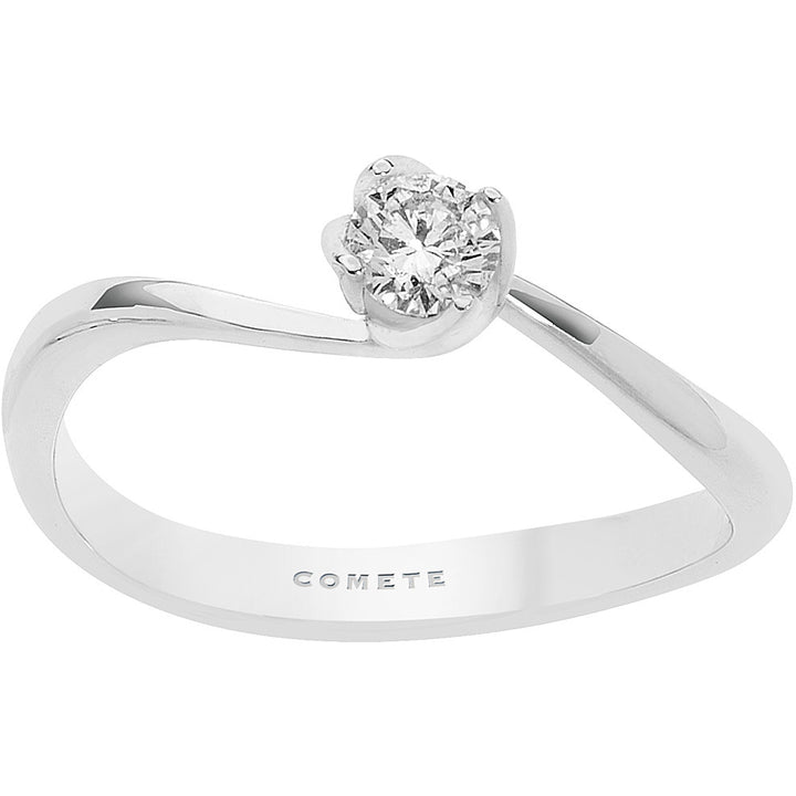 Comete Gioielli - Anello Solitario linea Petali con Diamante