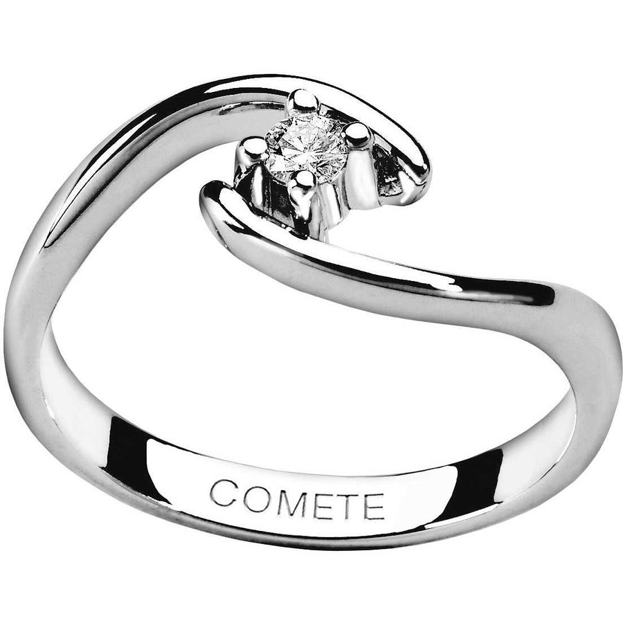 Comete Gioielli - Anello Solitario Comete in Oro e Diamante