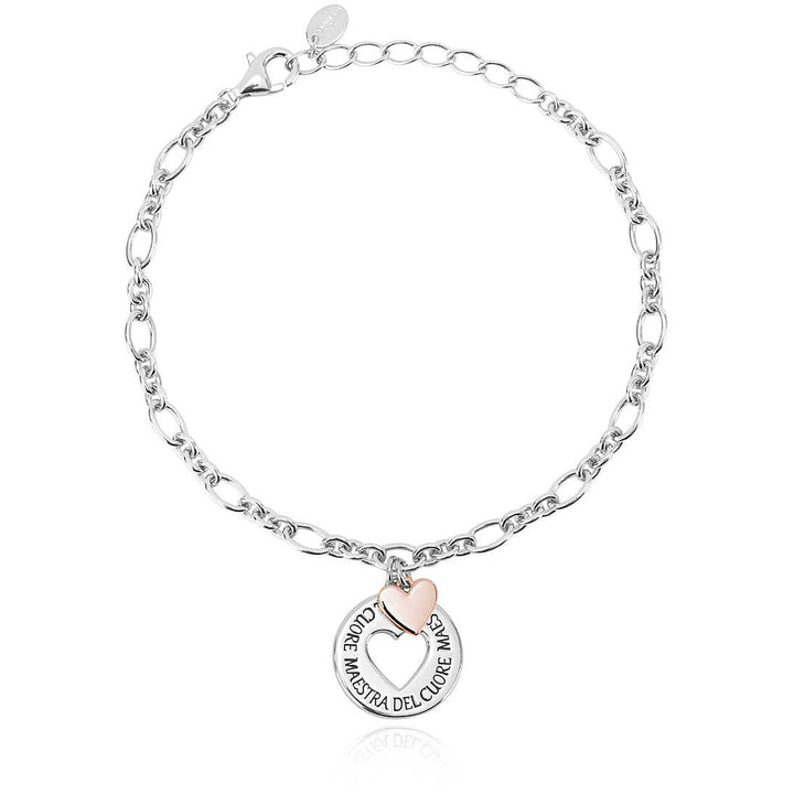 Mabina - Bracciale da donna in argento con charm "maestra del cuore"