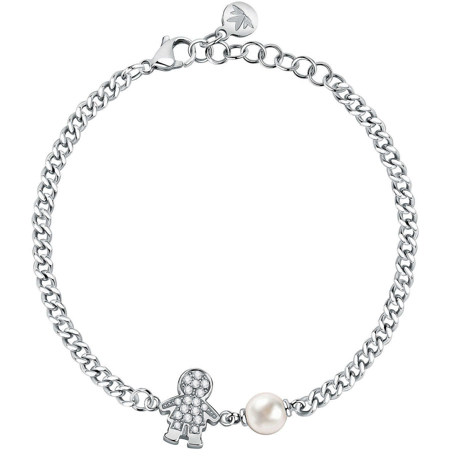 Morellato - Collana in argento Perla e Zircone con bebè