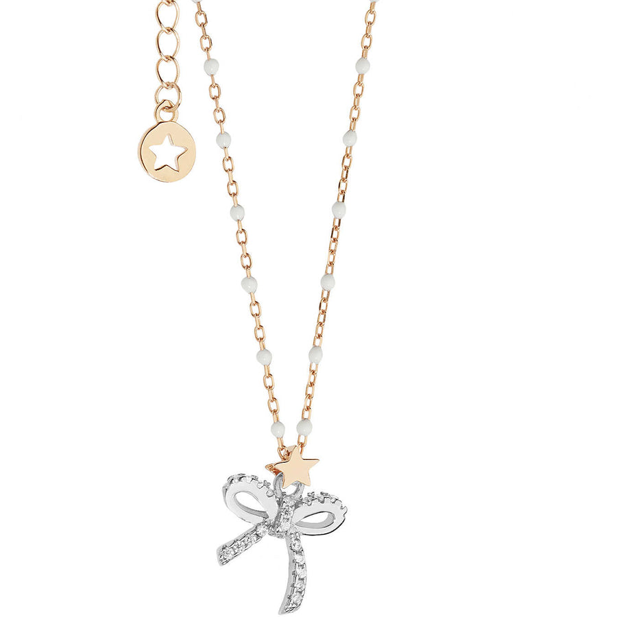 Comete- Collana donna  Fiocco in argento Gla 220