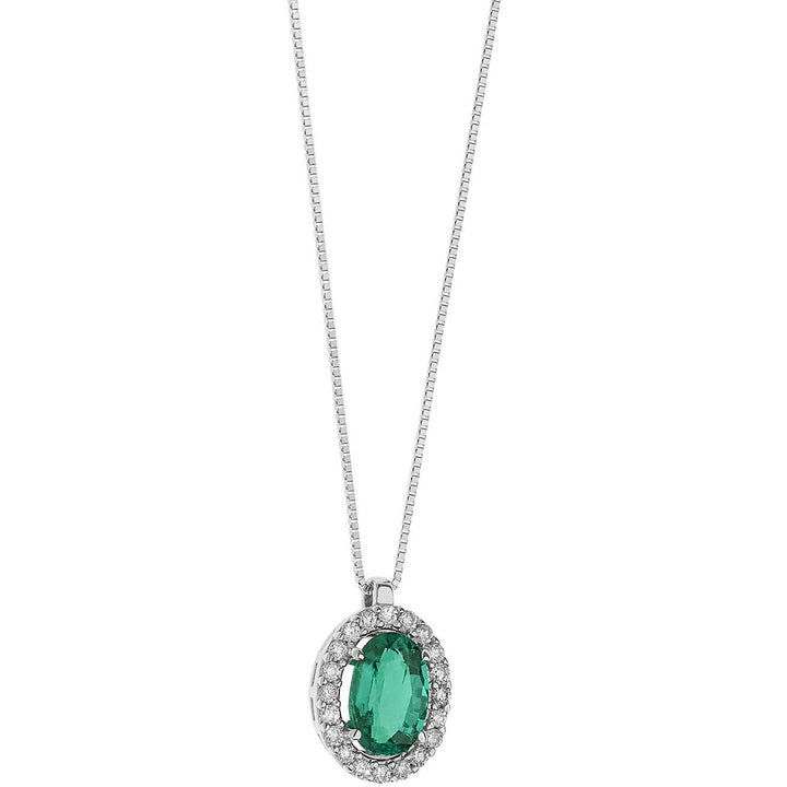 Comete: Collana da donna linea Storia di Luce con smeraldo e diamanti