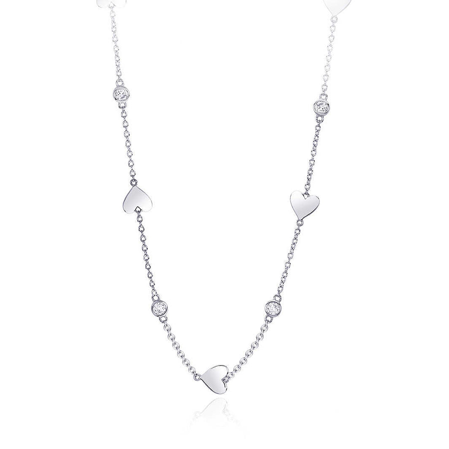 COLLANA CUORI E PUNTI LUCE