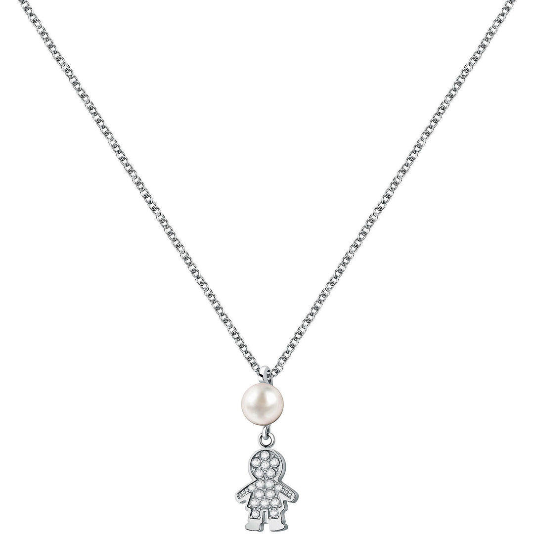 Collana Angelo in Oro e Zirconi Bianchi | Ambrosia Collana Angelo in Oro e Zirconi Bianchi | Ambrosia
