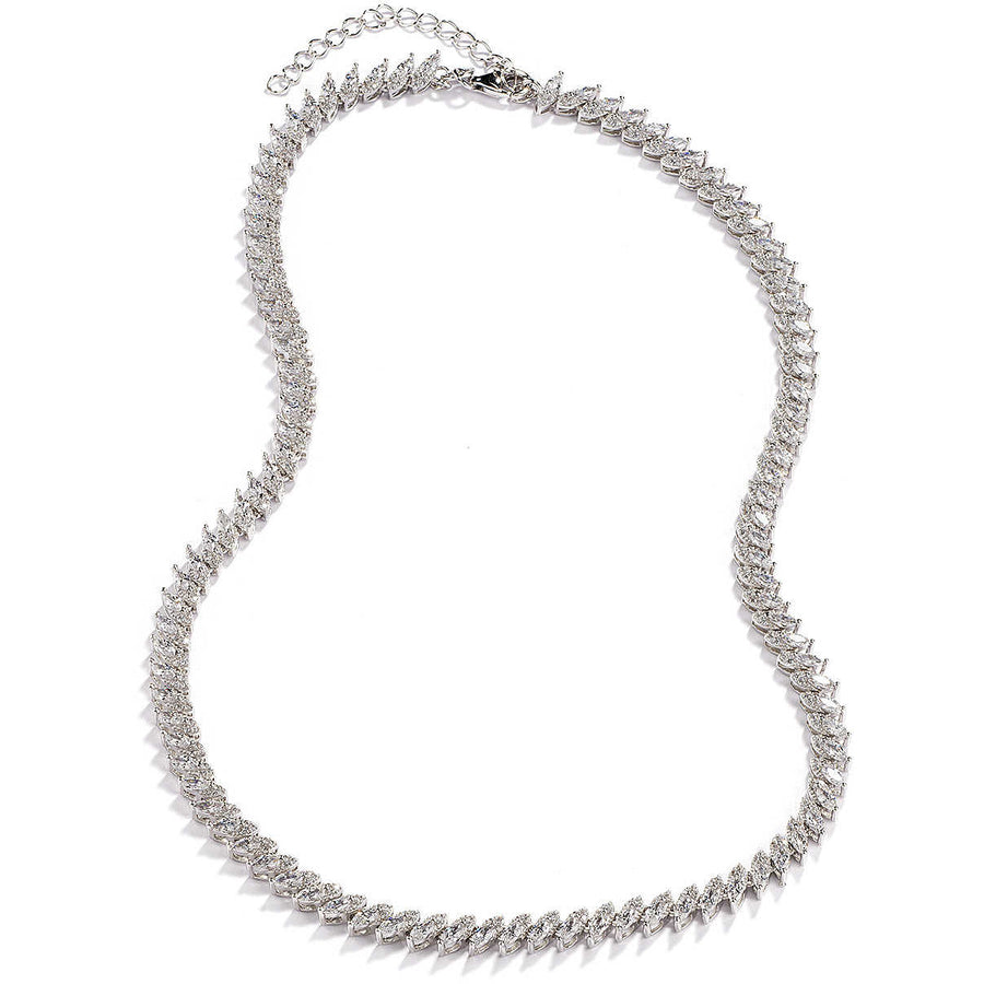 Sovrani: Collana da donna in argento e cubic zirconia linea LUCE  J5389