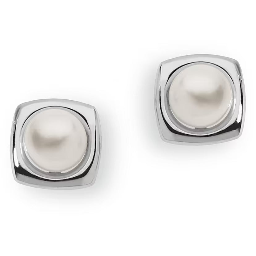 Ambrosia - Orecchini da donna in Oro bianco e Perle.