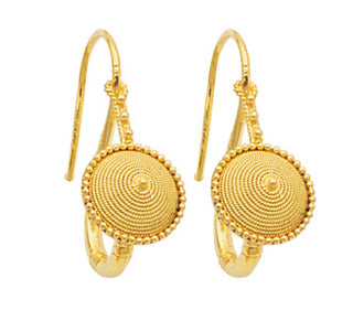 Orecchini oro in filigrana sarda