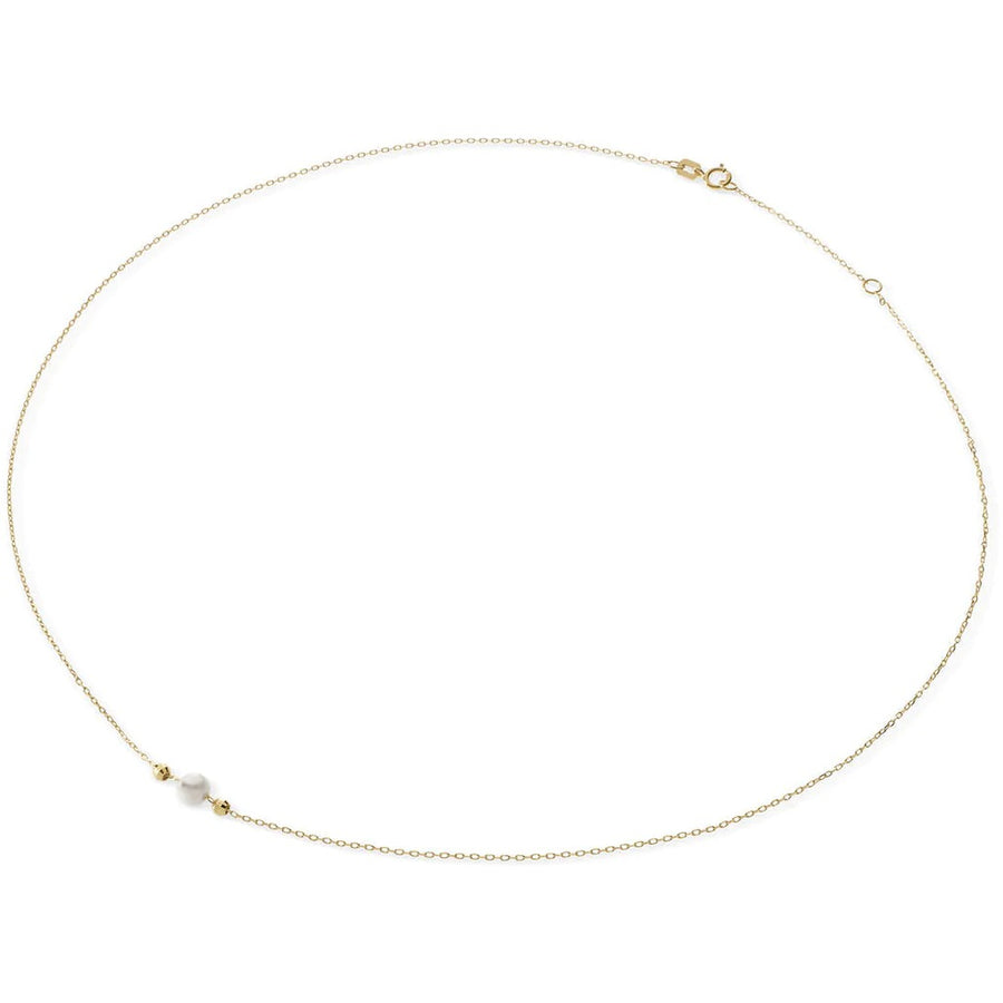 Ambrosia - Collana da donna in Oro bianco e  Perla