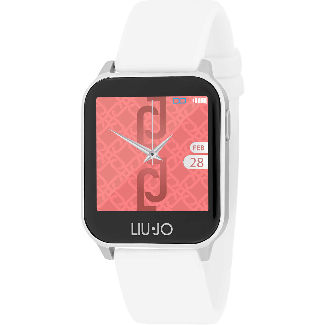 Prodotto: orologio Smartwatch unisex Liujo Energy SWLJ014 con cinturino bianco in silicone
